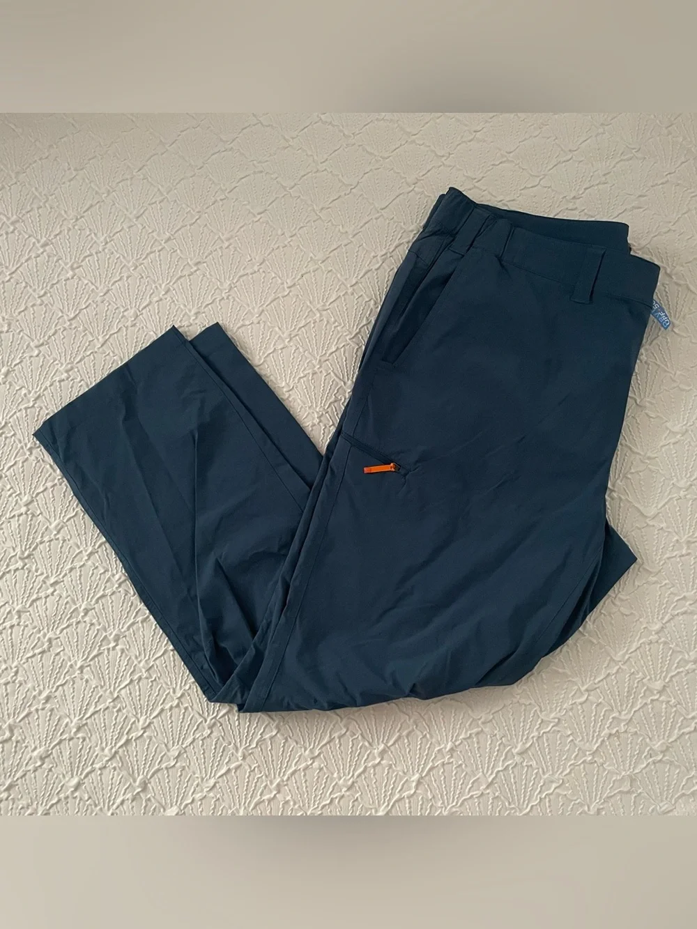 Orvis Blue Teal Men's Jackson QD Stretch Pants XXL/32 UPF 50 Outdoor Hiking